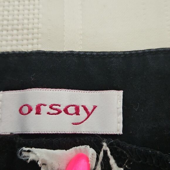 Orsay Women's Fold Hem Short Pants XS Black - Picture 5 of 16